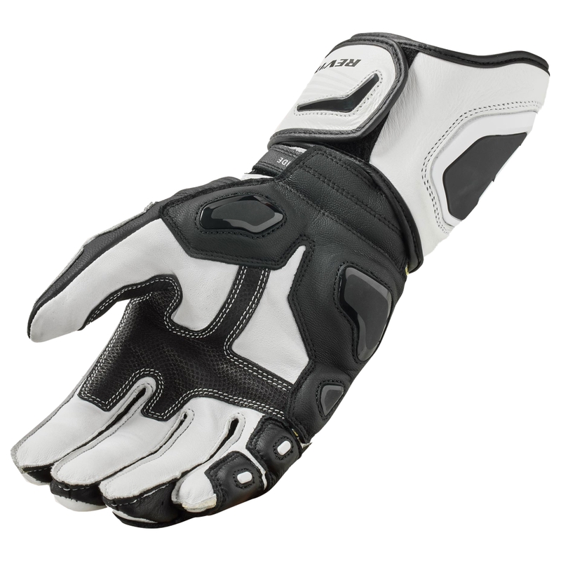Revit Jerez 4 Motorradhandschuhe weiß-schwarz