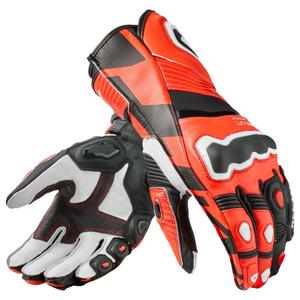 Motorradhandschuhe Revit Jerez 4 fluo rot-schwarz