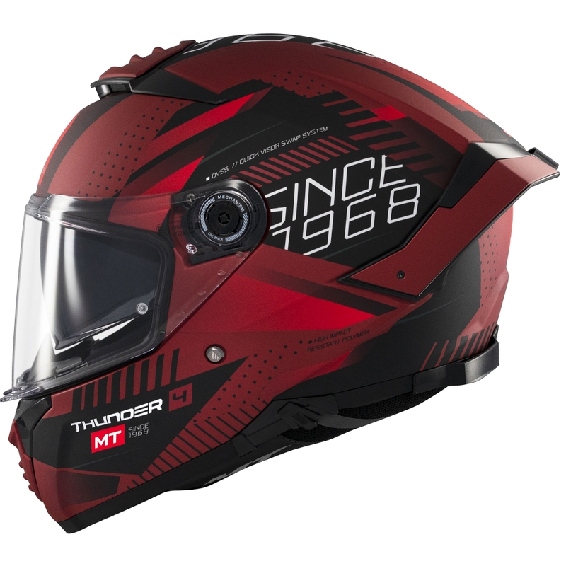 Integralhelm MT Thunder 4 SV Luminence, mattrot