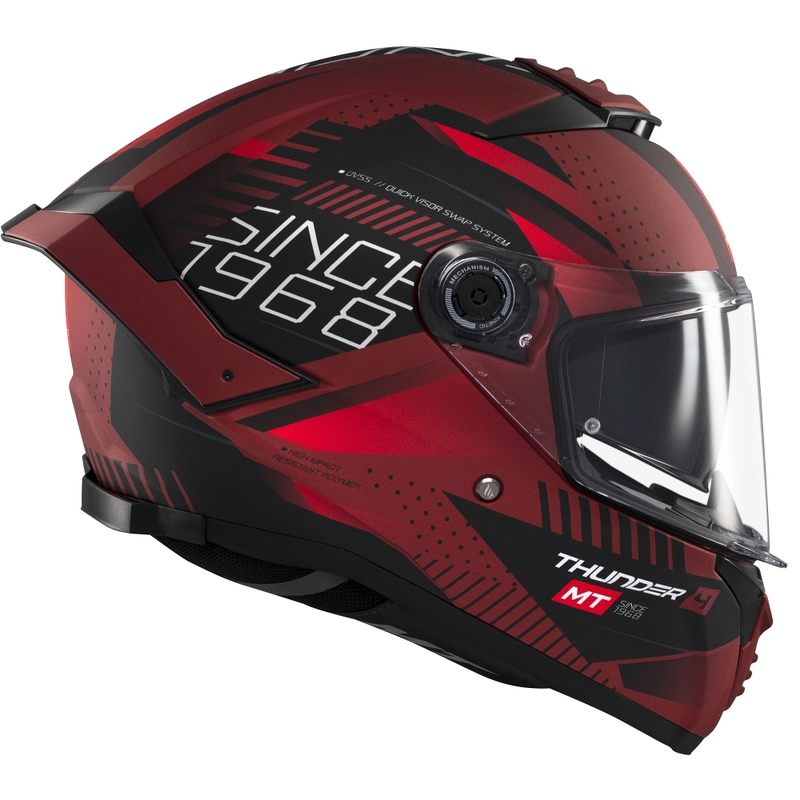 Integralhelm MT Thunder 4 SV Luminence, mattrot