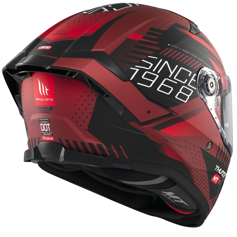 Integralhelm MT Thunder 4 SV Luminence, mattrot