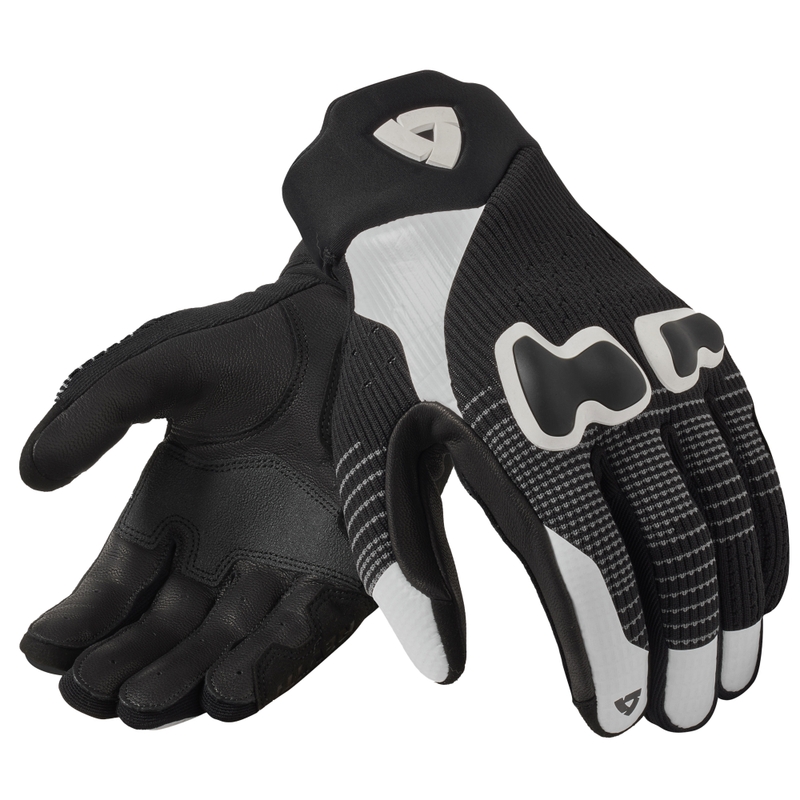Revit Kinetic 2 Motorradhandschuhe schwarz-weiß