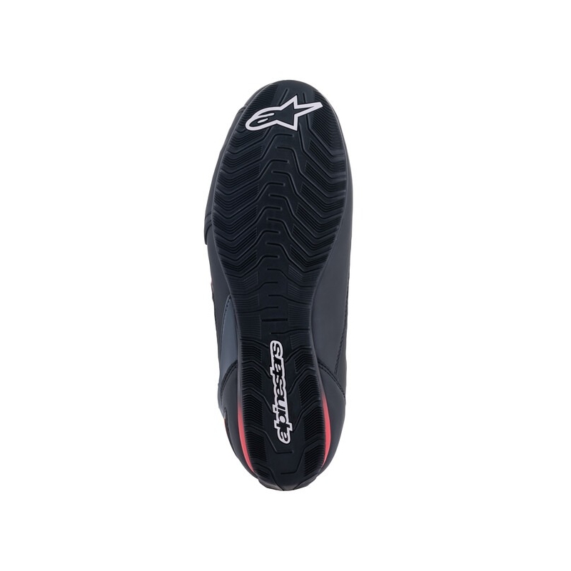 Alpinestars Faster-3 Rideknit Motorradstiefel schwarz-rot-fluo gelb-grau