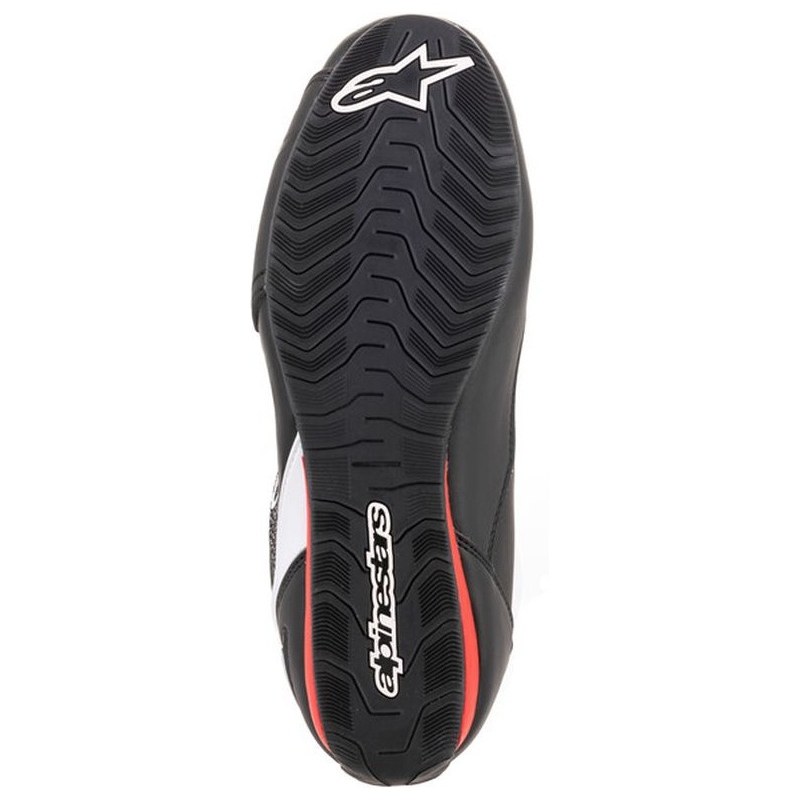Motorradstiefel Alpinestars Faster 3 Rideknit Schwarz-Weiß-Rot