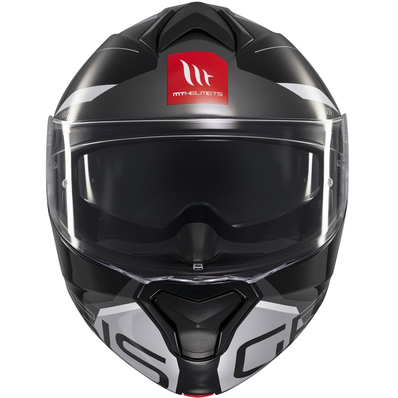 Modularer Motorradhelm MT Genesis SV Atempo schwarz-grau