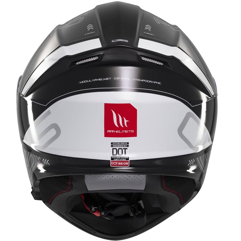 Modularer Motorradhelm MT Genesis SV Atempo schwarz-grau