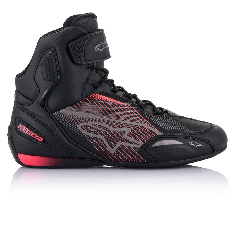 Alpinestars Stella Faster 3 Damen Motorradstiefel schwarz-silber-pink