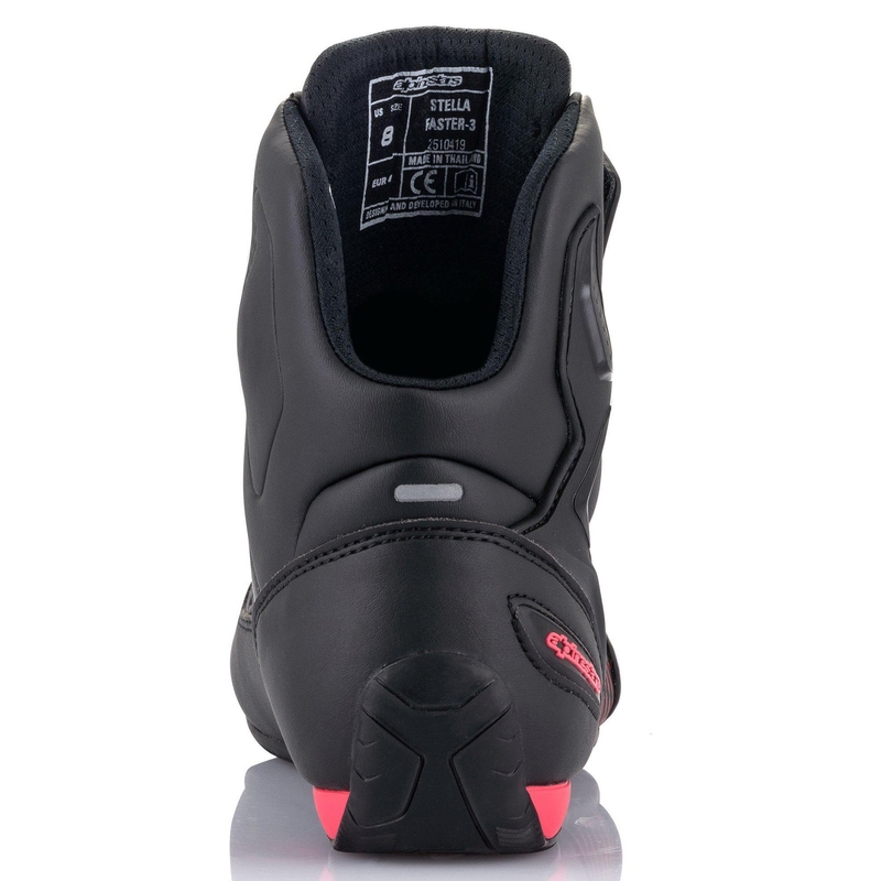 Alpinestars Stella Faster 3 Damen Motorradstiefel schwarz-silber-pink