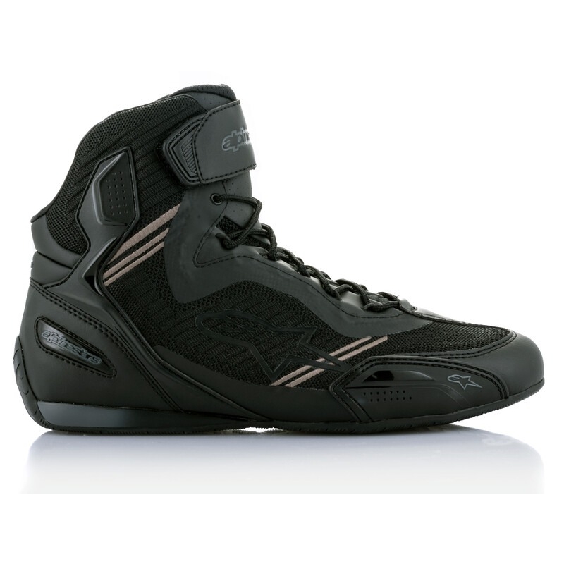 Motorradstiefel Alpinestars Faster 3 Rideknit Schwarz-Schwarz