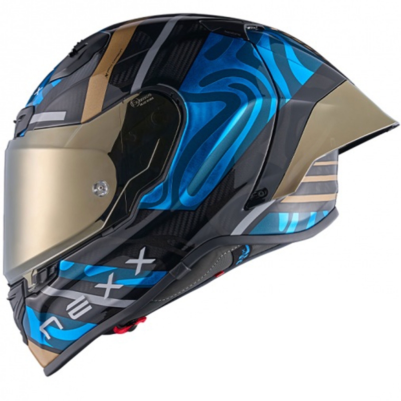 Nexx X.R3R Swirl Integralhelm Motorrad türkis