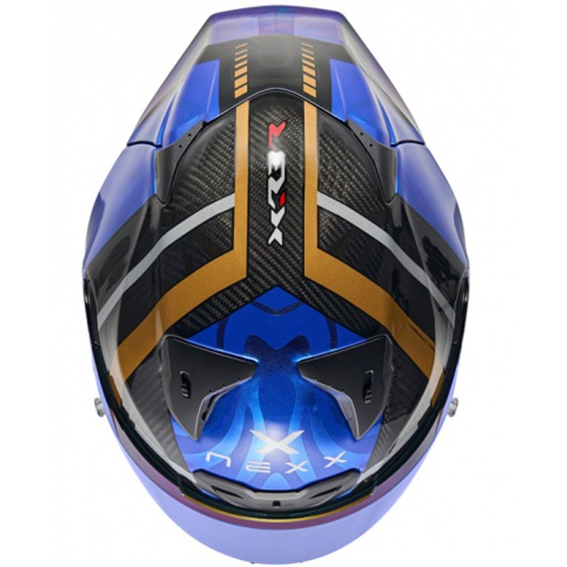 Nexx X.R3R Swirl Integralhelm Motorrad dunkelblau
