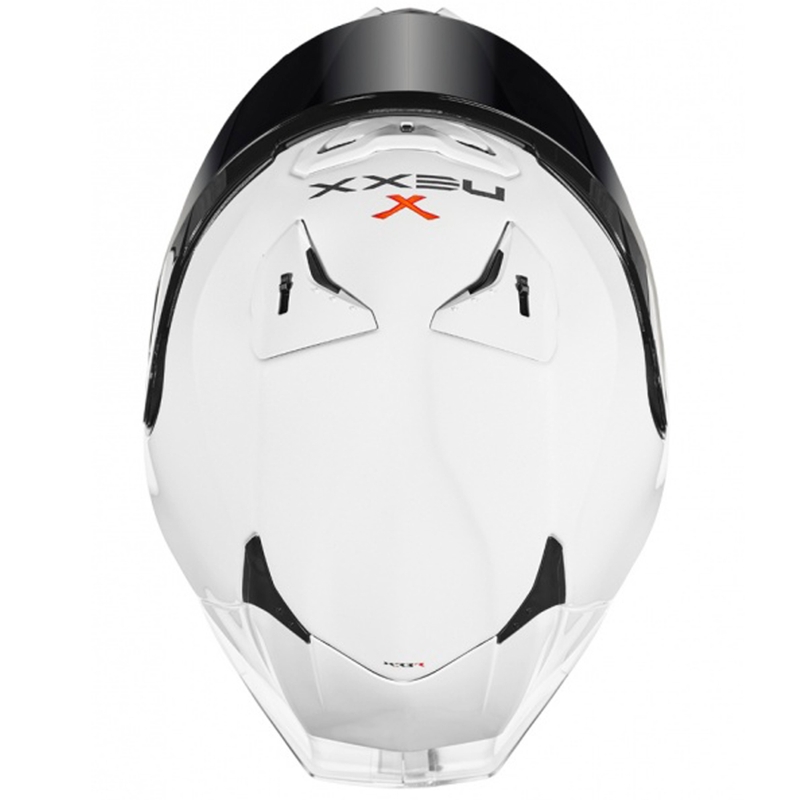 Nexx X.R3R Plain Integralhelm Motorrad Weiß
