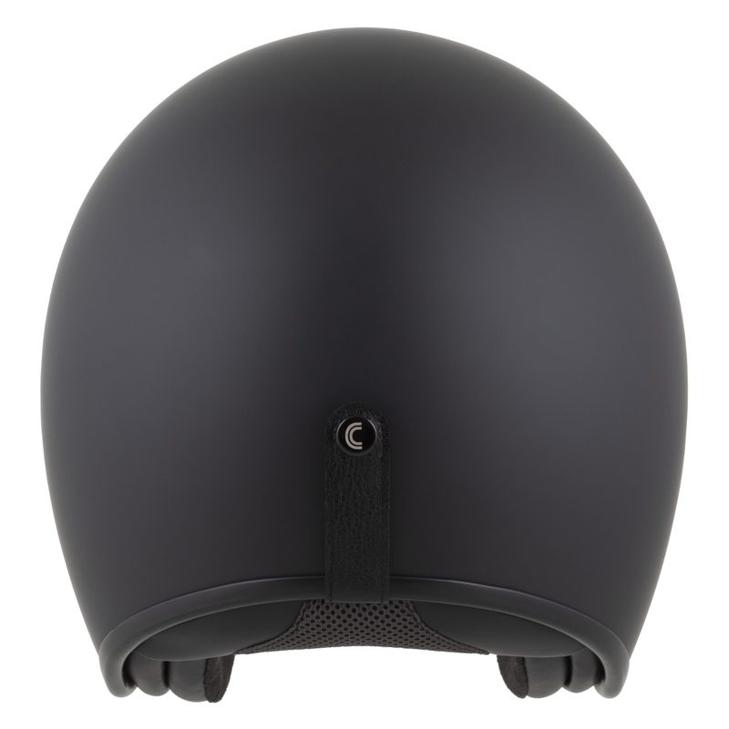 Motorradhelm Cassida Oxygen 2.0 Solid Mattschwarz-Dunkelgrau