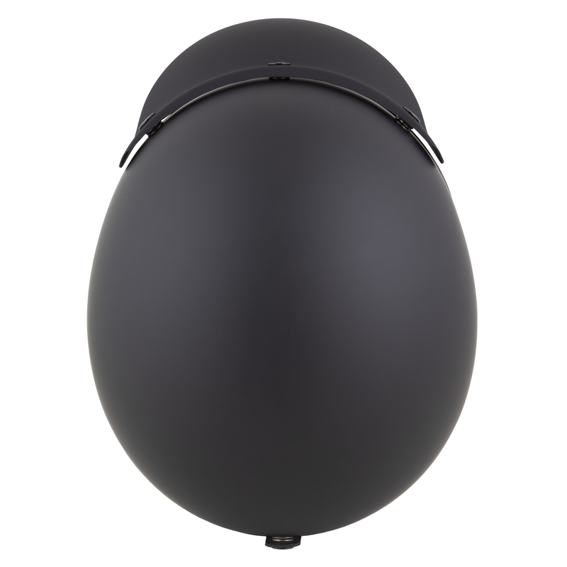 Motorradhelm Cassida Oxygen 2.0 Solid Mattschwarz-Dunkelgrau