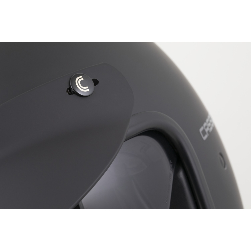 Motorradhelm Cassida Oxygen 2.0 Solid Mattschwarz-Dunkelgrau