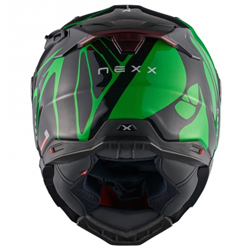 Nexx X.WST3 B-Side Integralhelm Motorrad schwarz-grün