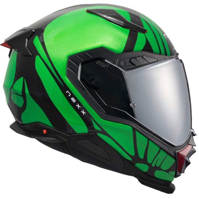 Nexx X.WST3 B-Side Integralhelm Motorrad schwarz-grün