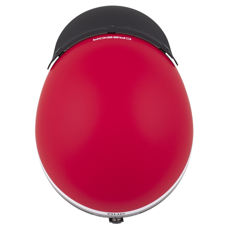 Jethelm Cassida Oxygen 2.0 Jawa OHC matt rot-schwarz-weiß