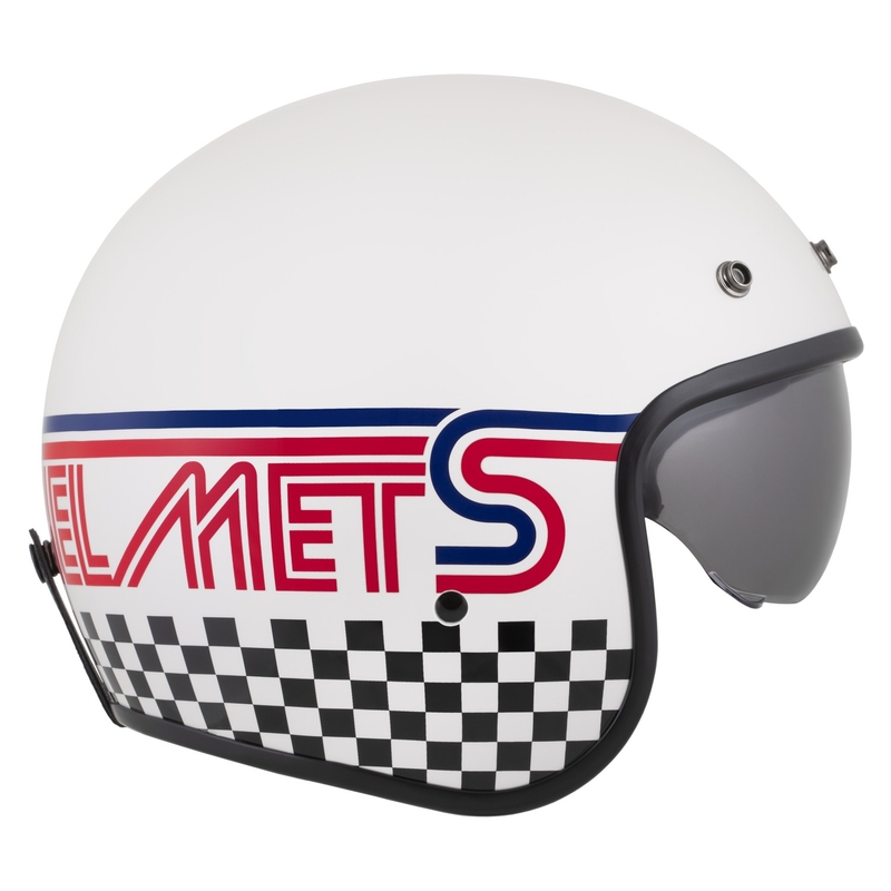 Cassida Oxygen 2.0 Rondo Jethelm perlweiß-rot-blau-schwarz