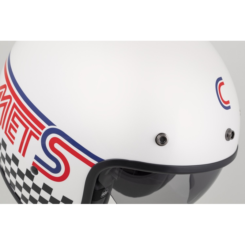 Cassida Oxygen 2.0 Rondo Jethelm perlweiß-rot-blau-schwarz