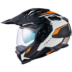 Endurohelm Nexx X.WED3 Keyo weiß-orange