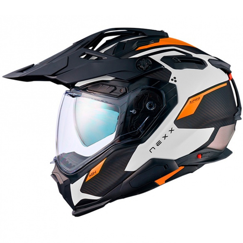 Endurohelm Nexx X.WED3 Keyo weiß-orange