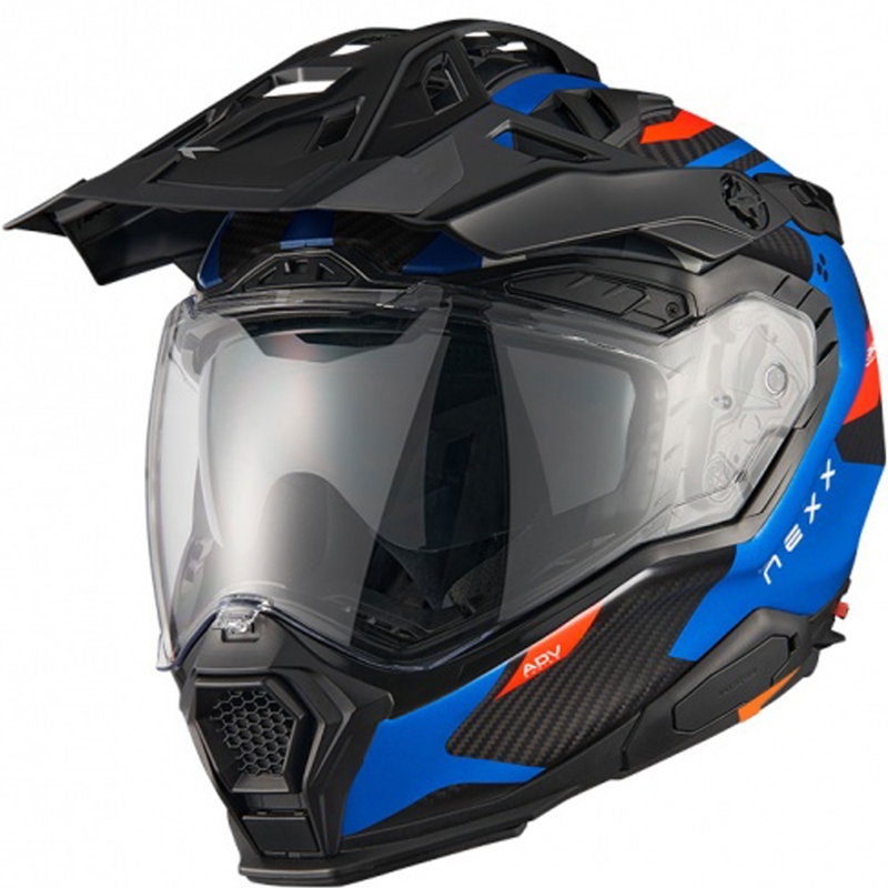 Endurohelm Nexx X.WED3 Keyo blau-rot Ausverkauf