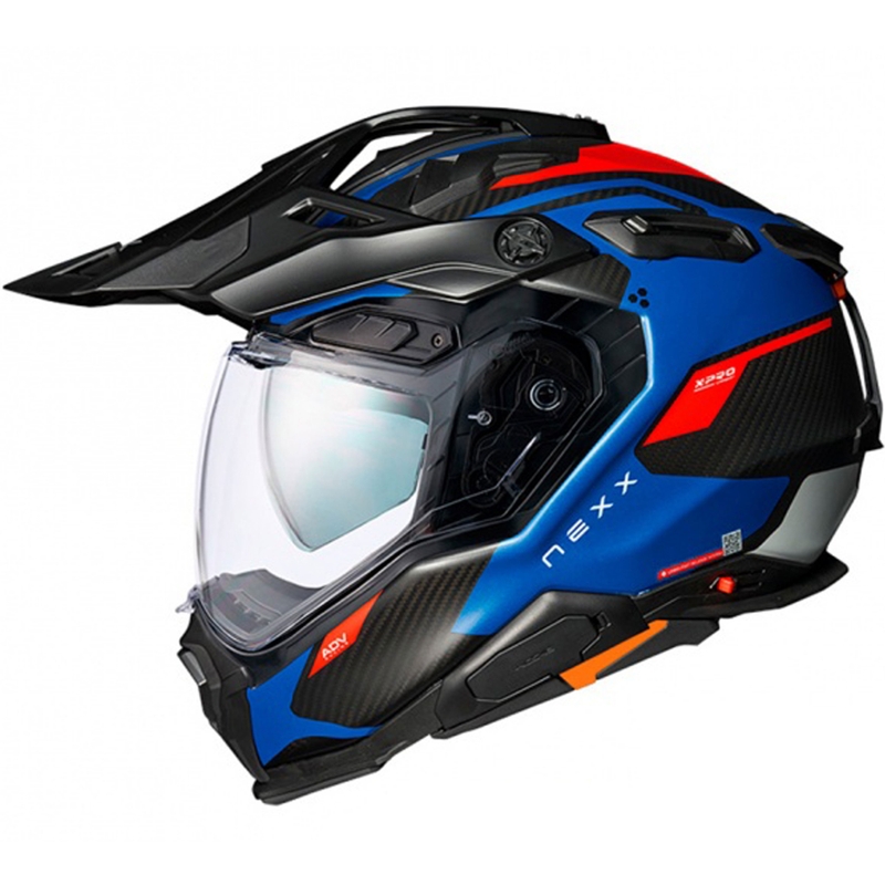 Endurohelm Nexx X.WED3 Keyo blau-rot Ausverkauf