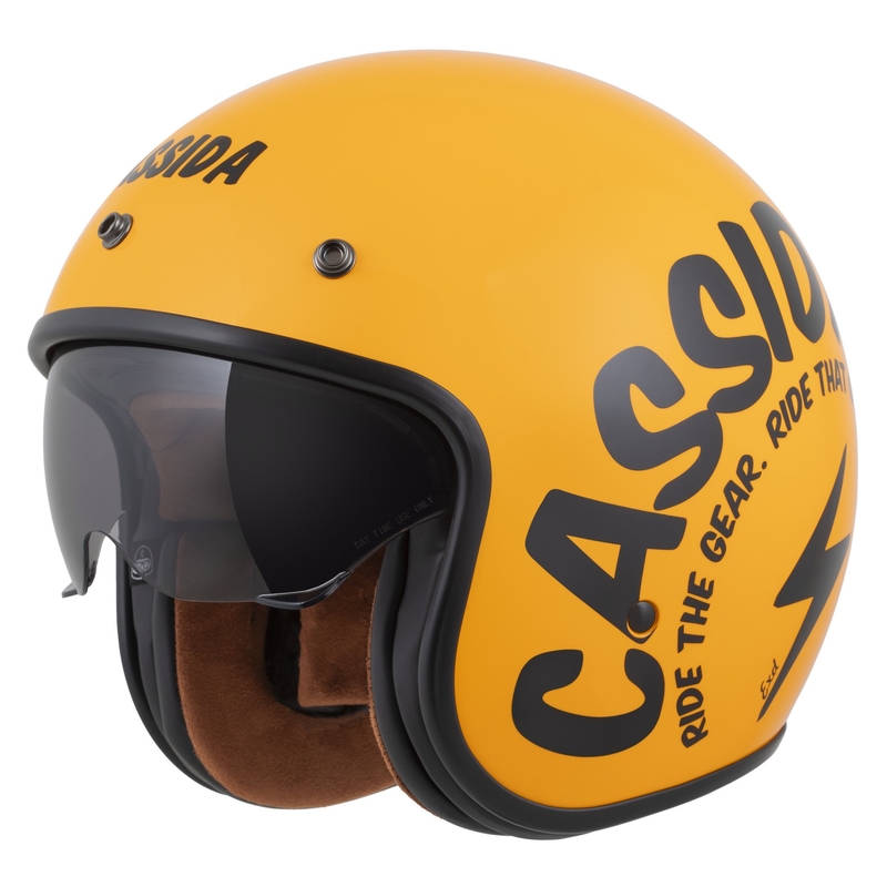 Cassida Oxygen 2.0 Gear Jethelm gelb-schwarz