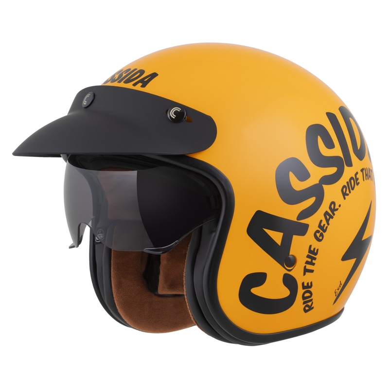Cassida Oxygen 2.0 Gear Jethelm gelb-schwarz