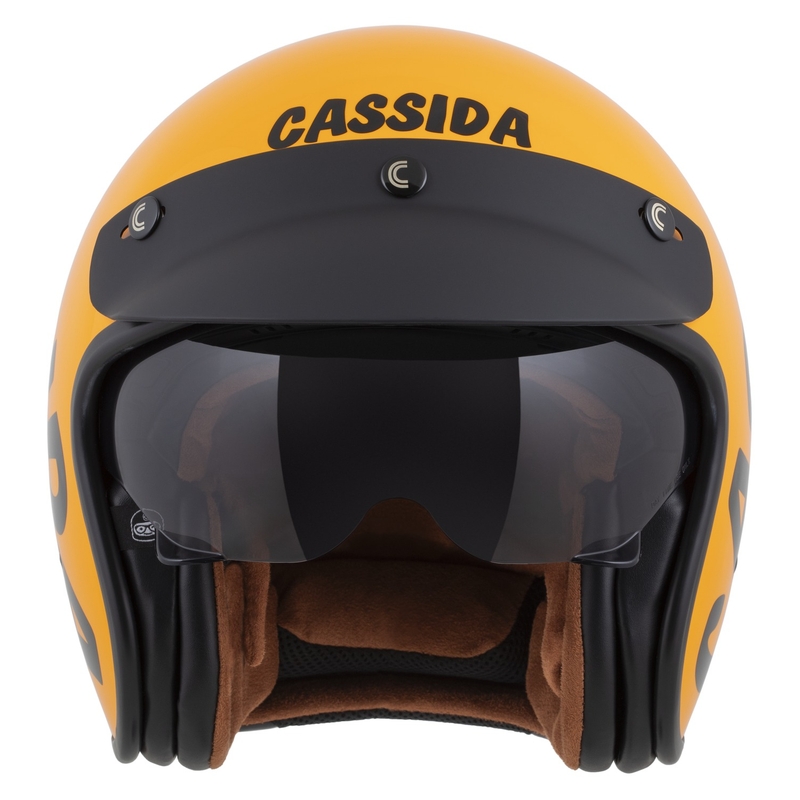 Cassida Oxygen 2.0 Gear Jethelm gelb-schwarz