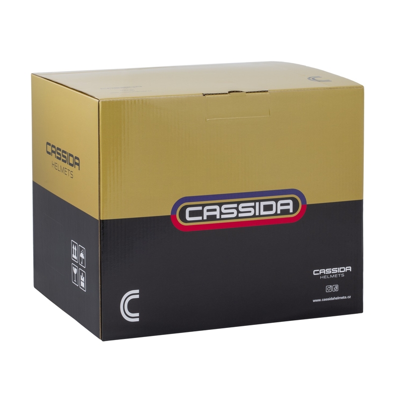 Cassida Oxygen 2.0 Gear Motorradhelm mit offenem Gesicht Mattrot-Dunkelrot