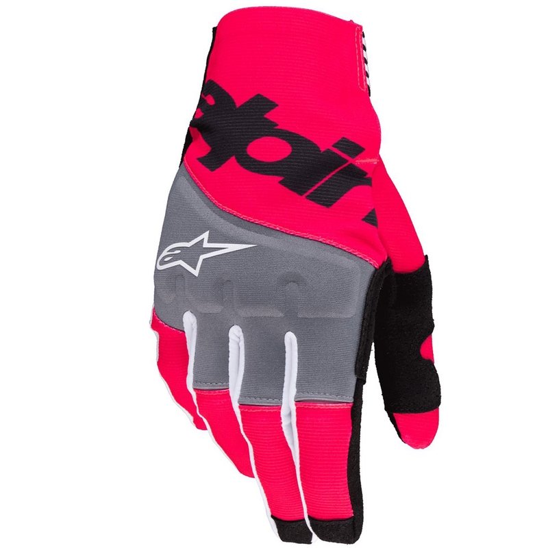 Alpinestars Techstar Motocross-Handschuhe schwarz-fluo pink