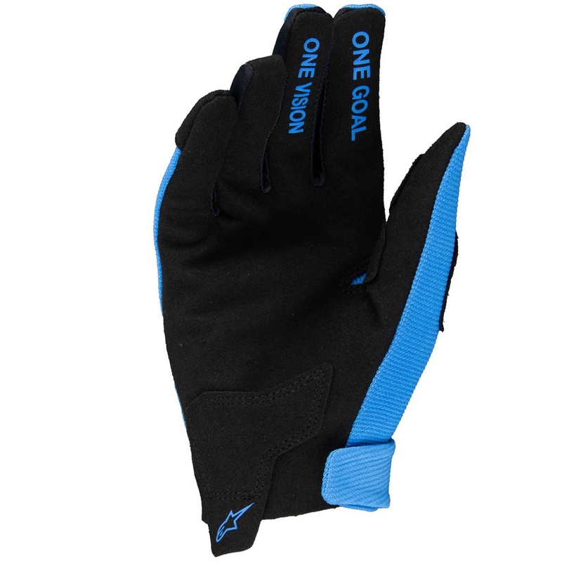 Alpinestars Radar Kinder Motorradhandschuhe hellblau-schwarz