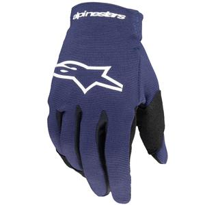 Alpinestars Radar Kinder-Motorradhandschuhe blau-weiß