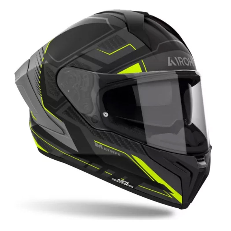 Airoh MATRYX Rocket Integralhelm für Motorradfahrer mattgelb