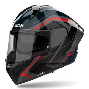 Airoh MATRYX Wide Integralhelm Motorrad schwarz-grau-rot
