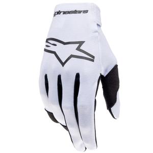 Motocross-Handschuhe Alpinestars Radar Kinder Hellgrau-Schwarz
