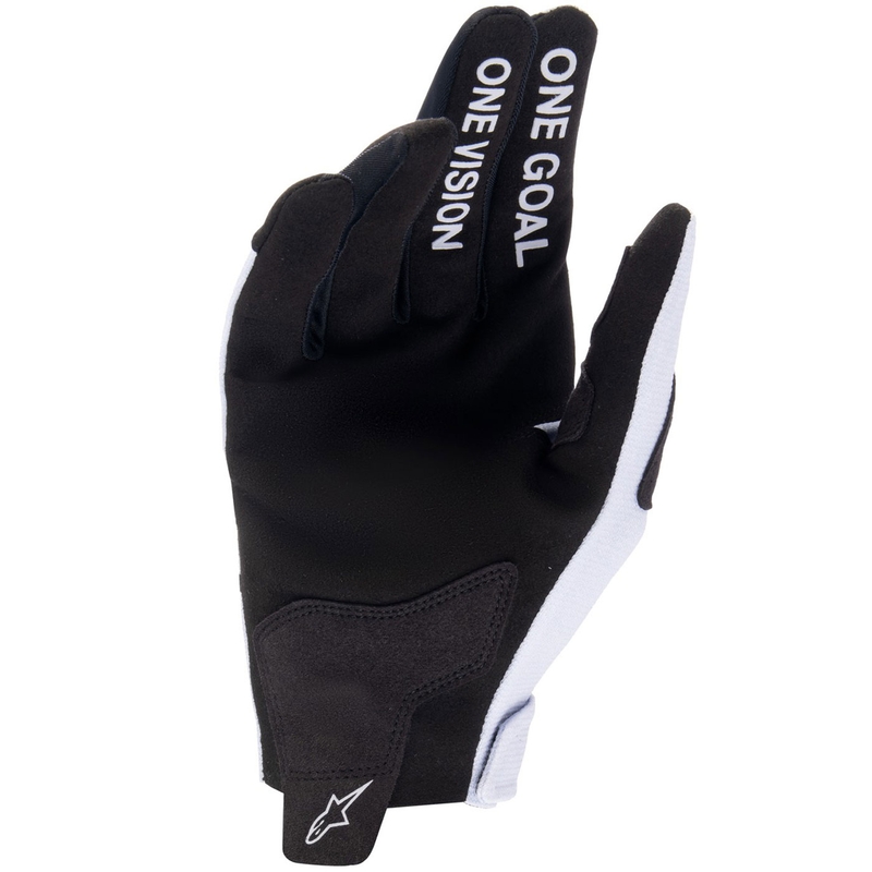 Motocross-Handschuhe Alpinestars Radar Kinder Hellgrau-Schwarz