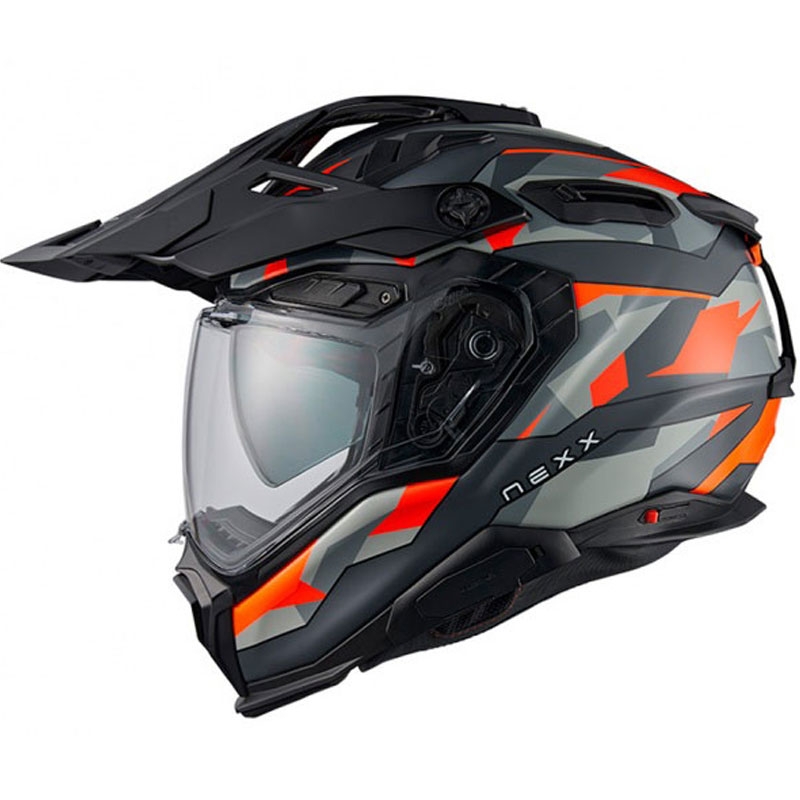 Enduro-Helm Nexx X.WED3 Trailmania orange-grau Ausverkauf