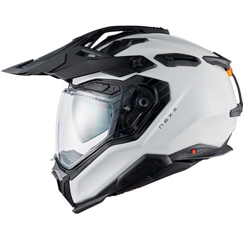 Endurohelm Nexx X.WED3 Plain perlweiß