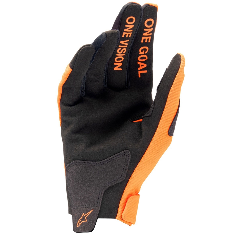 Crosshandschuhe Alpinestars Radar Orange-Schwarz Kinder
