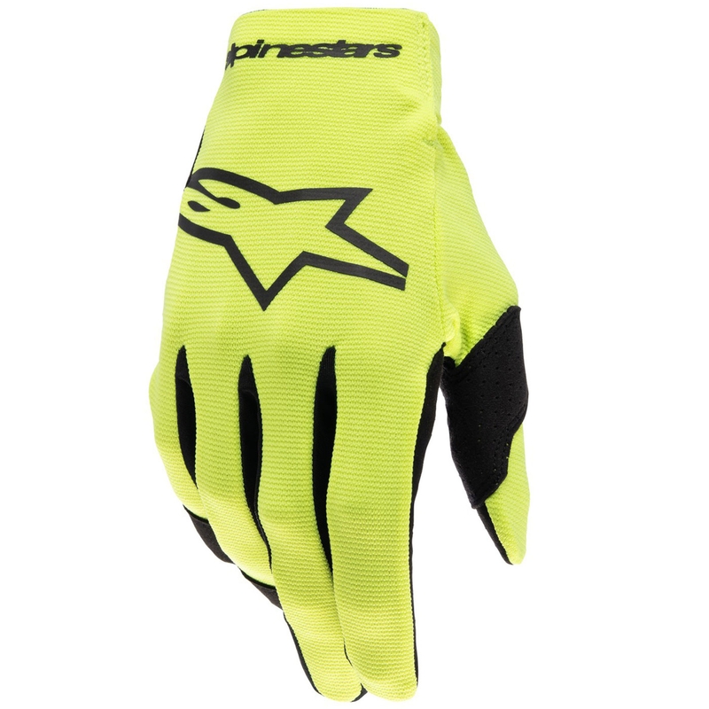 Alpinestars Radar Kinder Motocross Handschuhe neongelb-schwarz