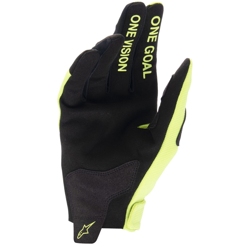 Alpinestars Radar Kinder Motocross Handschuhe neongelb-schwarz