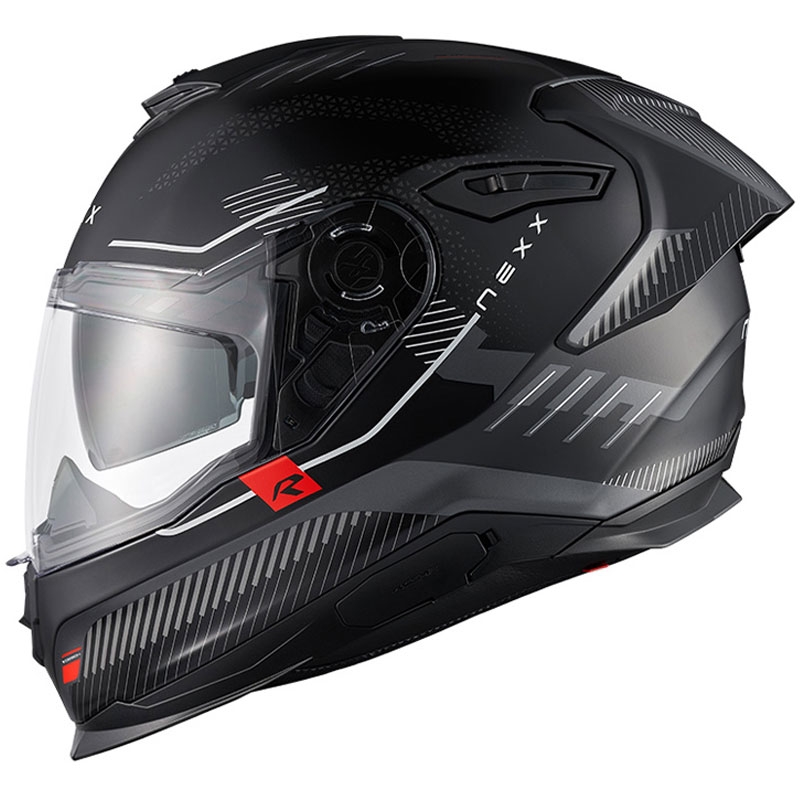 Integrierter Motorradhelm Nexx Y.100R Baron mattschwarz