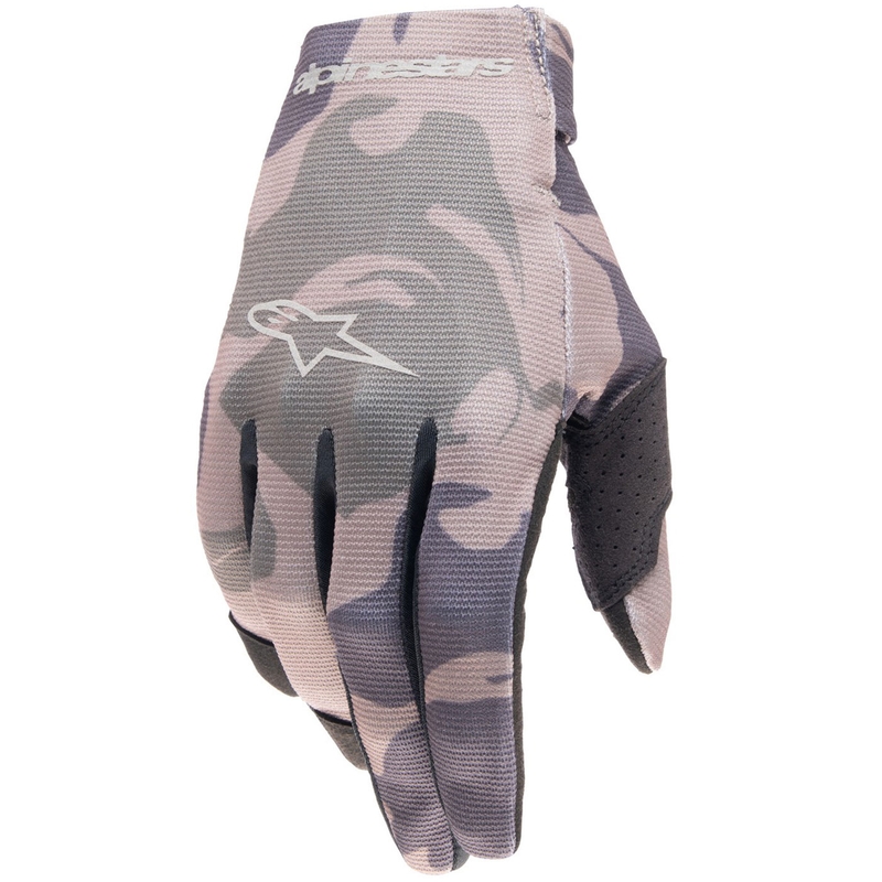 Alpinestars Radar Kinder Motocross Handschuhe Grün Camo-Braun