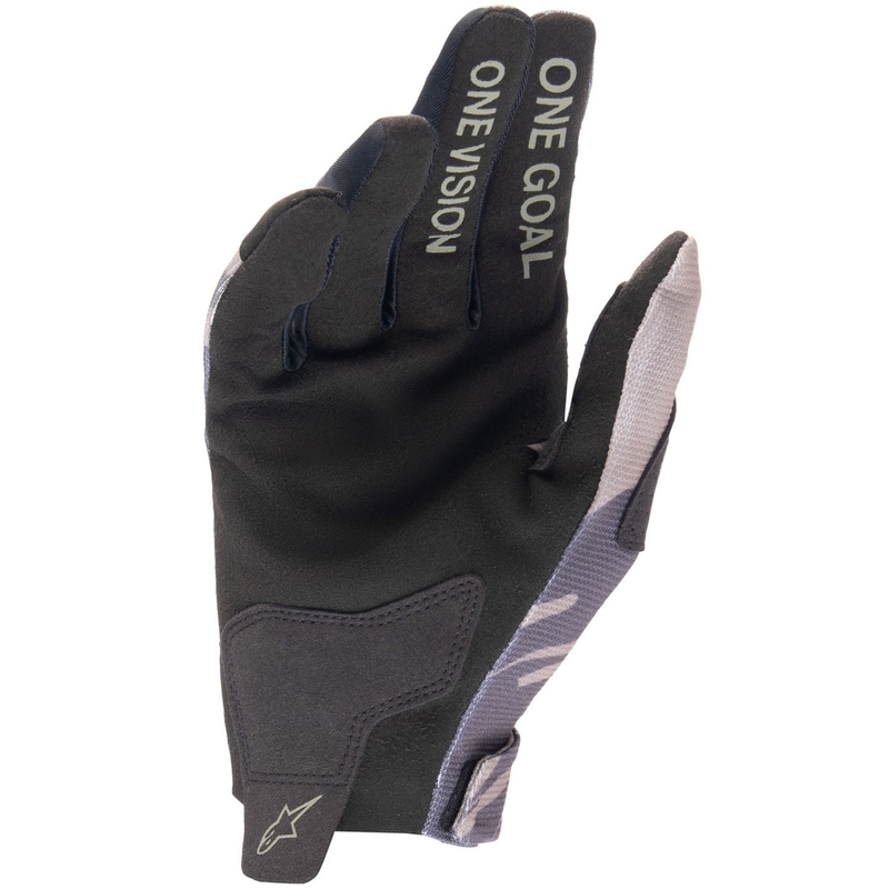 Alpinestars Radar Kinder Motocross Handschuhe Grün Camo-Braun