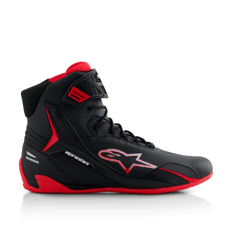 Alpinestars Faster-4 Motorradstiefel HONDA Sammlung schwarz und rot