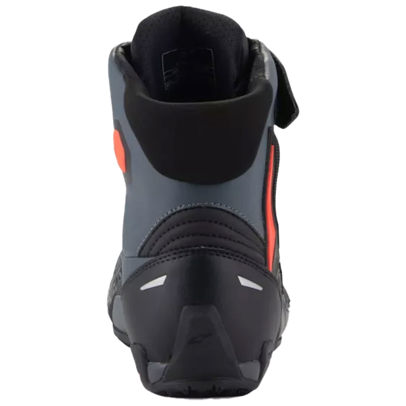 Alpinestars Faster-4 Motorradstiefel schwarz-grau-fluo rot