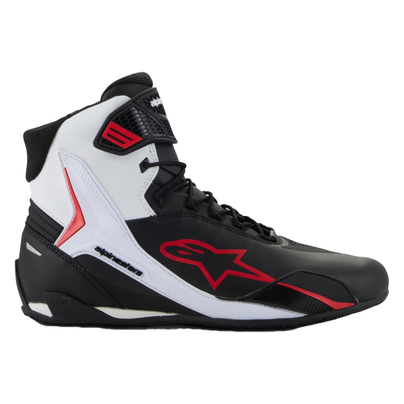 Alpinestars Faster-4 Motorradstiefel schwarz-weiß-rot